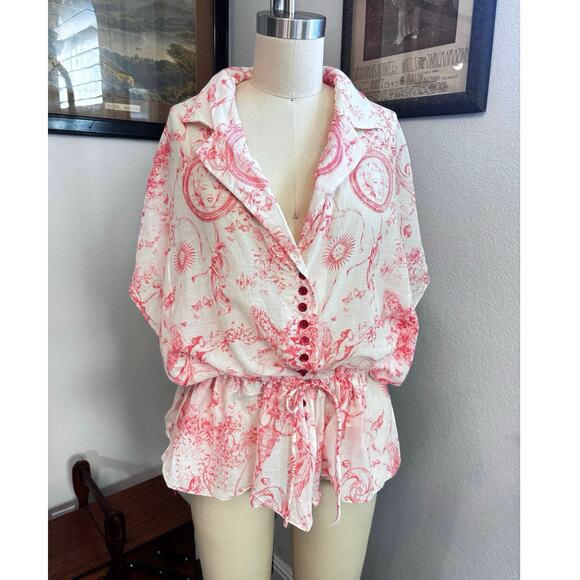 Designer Carolina Herrera spring 2014 collection toile Marilyn Monroe top blouse - Picture 13 of 13